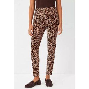 Ann Taylor Women's The Skinny Animal Print High Rise Corduroy Pants Sz 12 NWT
